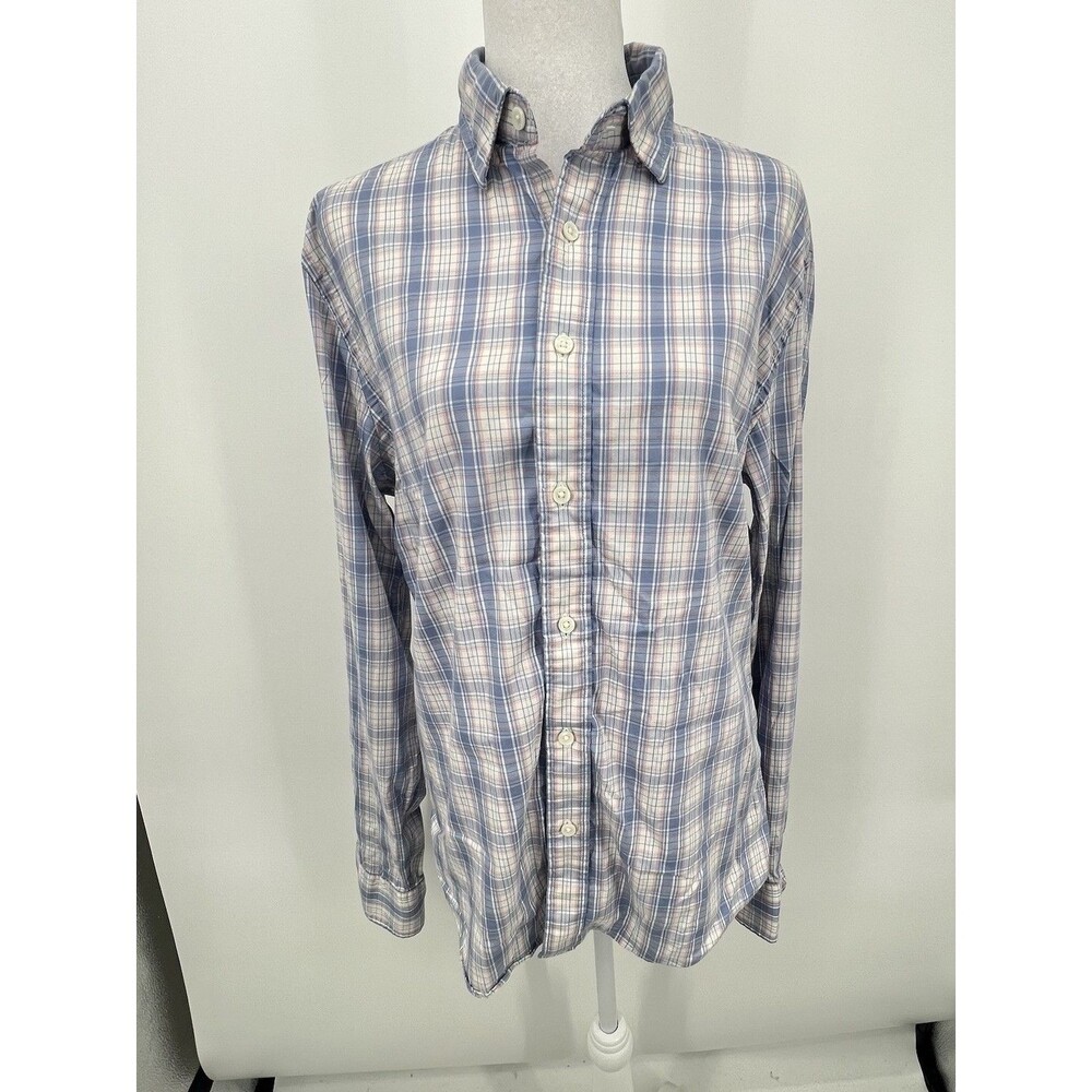 Faherty Mens The Movement Shirt Coastal Escape Plaid Size M Preppy Casual Office
